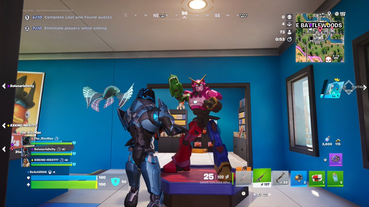 RobotTeamLeader's tweet photo. I have art of myself on this island. If a friend of mine is correct, I am supposed to be "Gundam" here. 

(//Photo taken by @r0ach_par4d1z3) https://t.co/cXzwhOeaWF