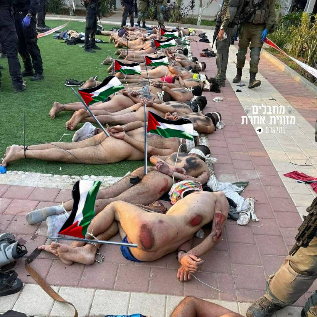 xNotMyFuneral's tweet photo. @Mbakaza4L Unfortunately that's a photo from Iraq, 2019.

But here's a beautiful REAL photo of capture Islamonazi subhuman terrorists on 7.10! https://t.co/4mSFDA9n92