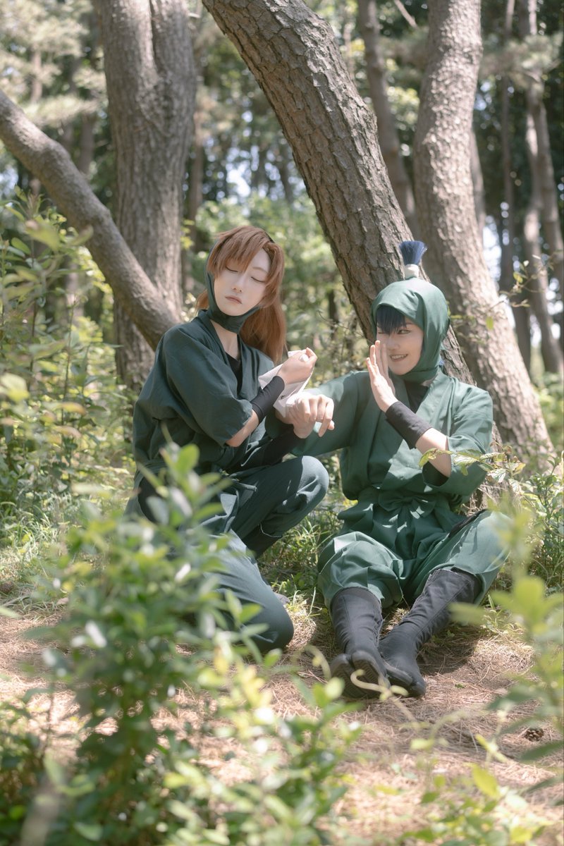 taptapllk's tweet photo. Cosplay コスプレ 忍たま/rkrn 🥷🥚

「また無茶をして…」
「すまん伊作！！」

六はの日
                    食満.留三郎
                    善法寺.伊作

📸@nachuuu_2022 https://t.co/M0JunZ93ab