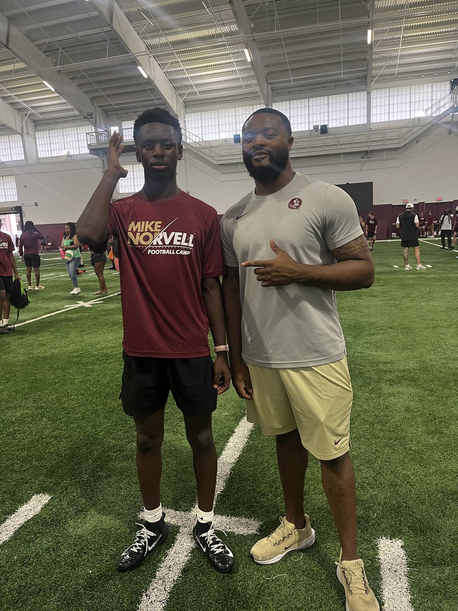 ReddickKensley's tweet photo. thanks for having me coaches 
#gonoles
@_DJDaniels 
@Coach_Norvell https://t.co/31nyZ4kekP