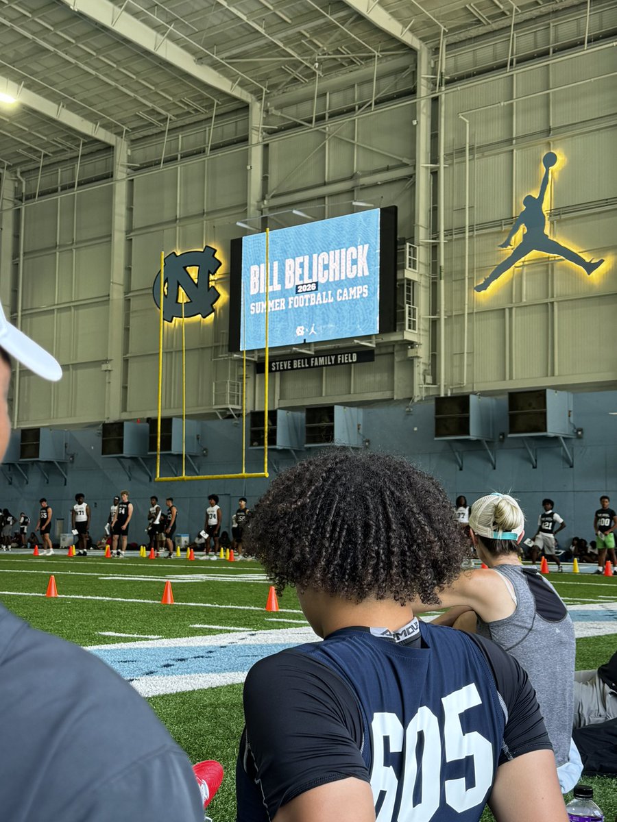 cruz_scott2029's tweet photo. Had a fun time today at @UNCFootball camp. Thank you for allowing me to come compete. @GldLionFootball @dscott43app1 @QBHitList @qbcoachrr17 @dobson_collins7 @coachemery32 @ChadSimmons_  @JonasWoods2029 https://t.co/IZAEe4dwbh