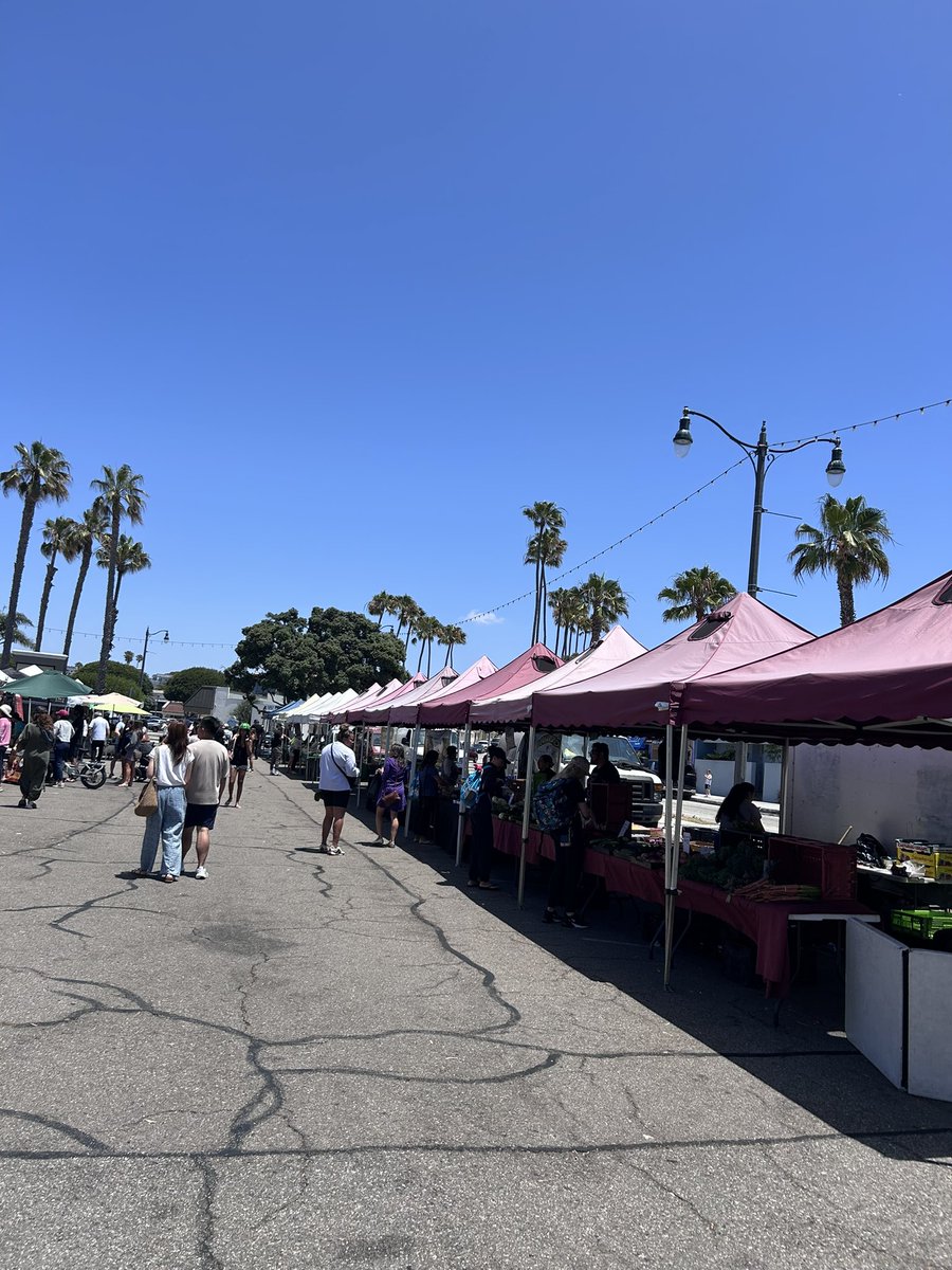 PeterBlenko's tweet photo. Sunny days, fresh finds &amp; sweet scoops at the farmers market! ☀️🍦🍓 #FarmersMarket #SouthBayLA #SummerVibes https://t.co/zF0Q6HYEqp