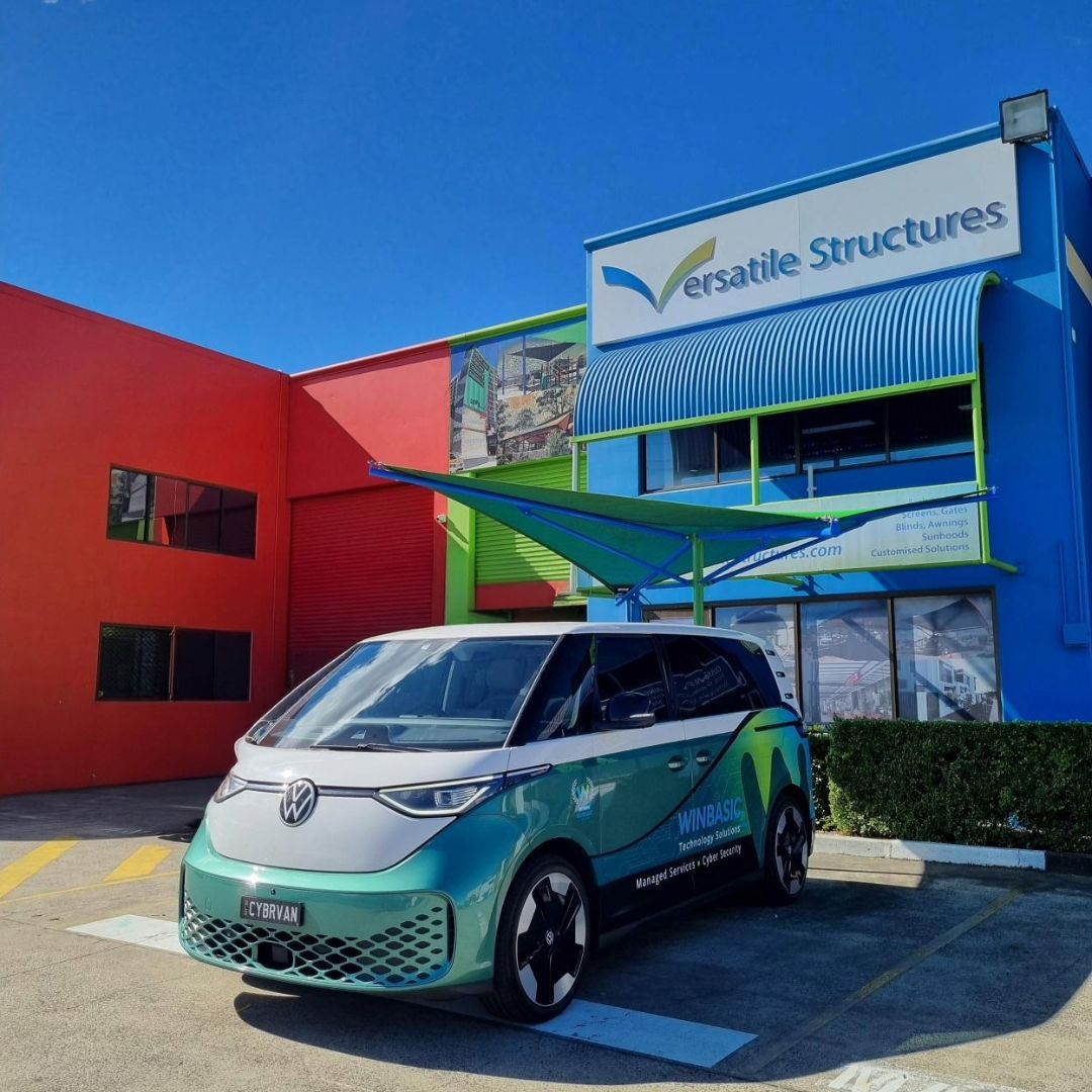 Winbasic's tweet photo. The Winbasic Cybervan is on the move! 

Out visiting clients and delivering real, face-to-face, IT support — fixing problems, boosting security and keeping businesses running smoothly.

No tickets. No delays. Just getting it done.

#CyberVan #OnsiteIT #ITSupport #ManagedIT #CyberSecurity #BrisbaneBusiness #TechOnTheMove #ClientFirst #NoTickets #Winbasic #Winbasic30years