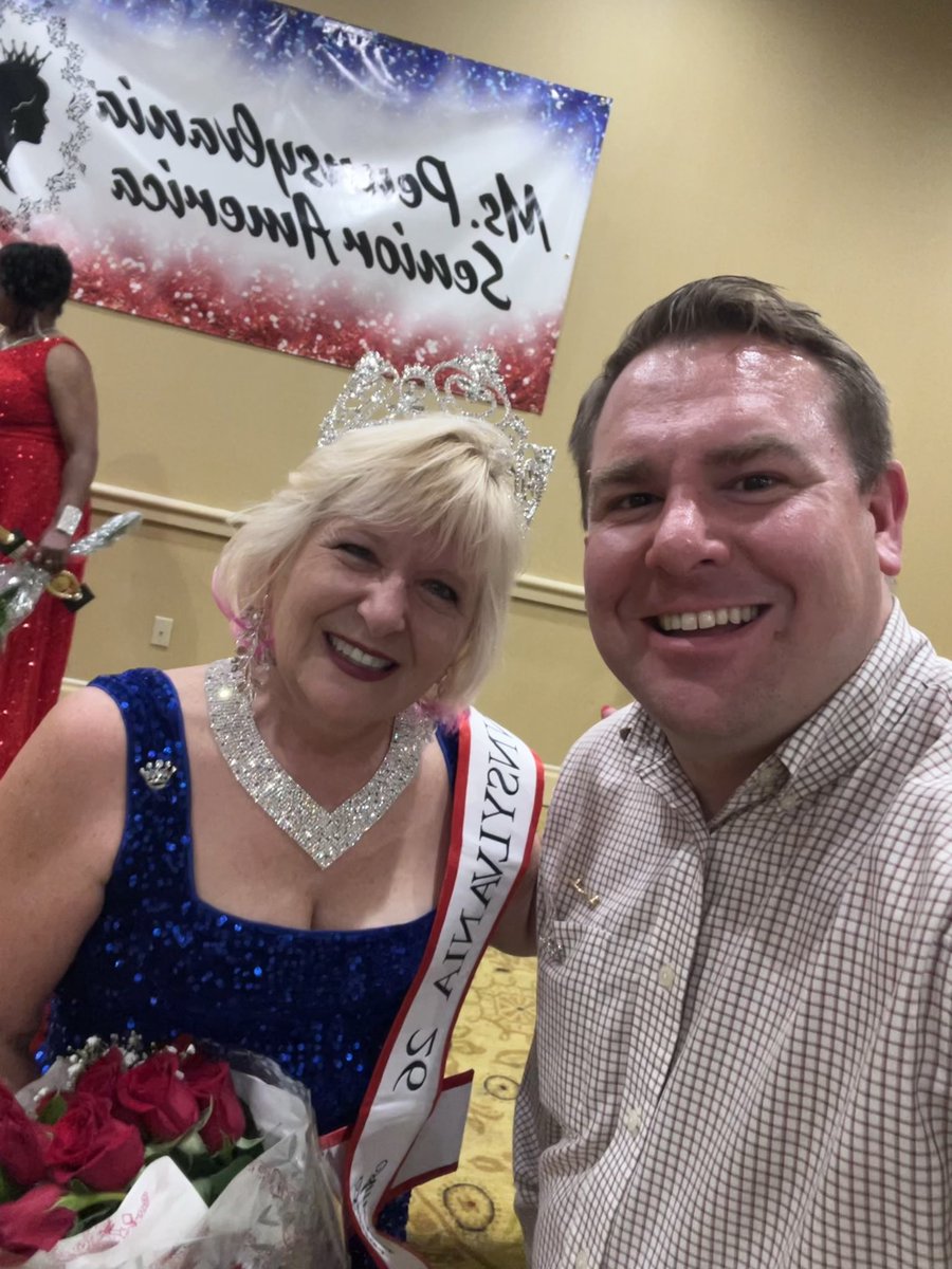 RyanSupler's tweet photo. Wonderful experience to be a judge for Ms Pennsylvania Senior America 2026 Pageant at the Red Lion hotel 🏆 Fantastic contestants, alum, organizers, audience, and Congratulations to Ms Tammy Miller for being crowned 👑 Thank you Delma Rivera for recruiting me in this honor ❤️ https://t.co/8sONtUvOvp