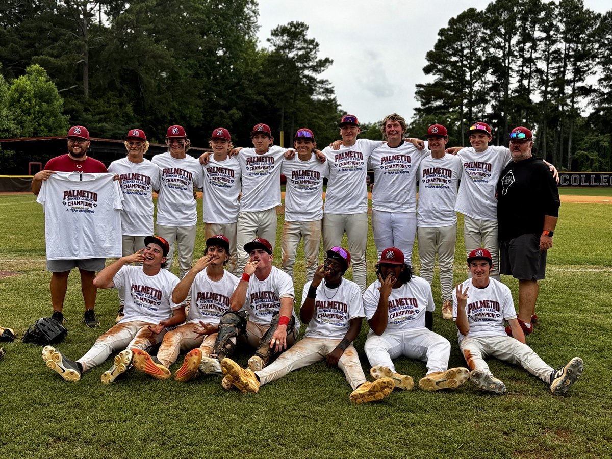 _CoachEubanks's tweet photo. Super proud of this group this weekend! Lots of hard fought games against some solid competition and to come out on top going 4-1.

Huge thank you to  @Lander_BSB and @FleetBaseball for having us and for @Completegame_ for putting on a great event. https://t.co/js0Zuyc471