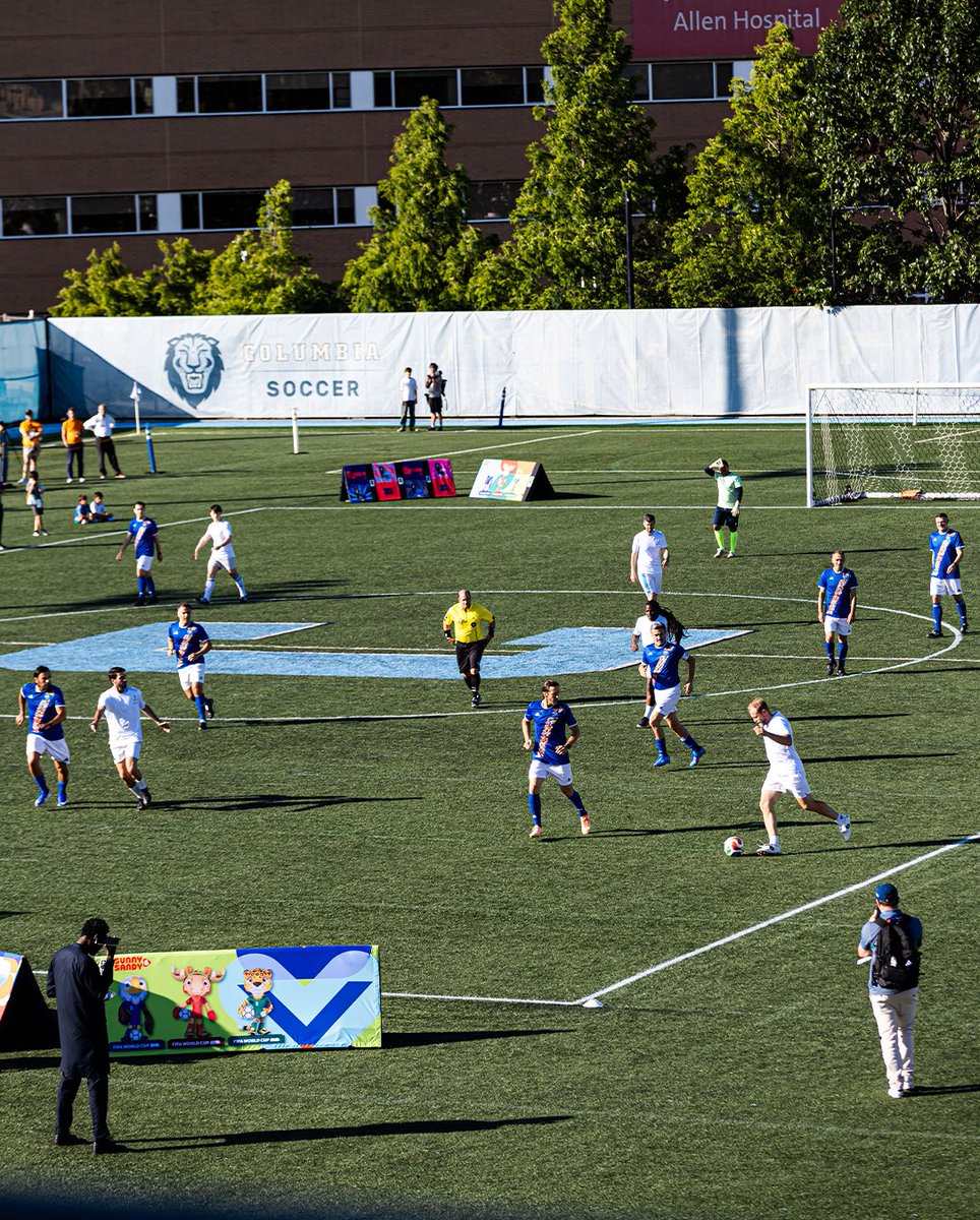 CULionsFB's tweet photo. FIFA festivities right in our own backyard!

#onlyhere 🗽 https://t.co/ZC9byxJXc0