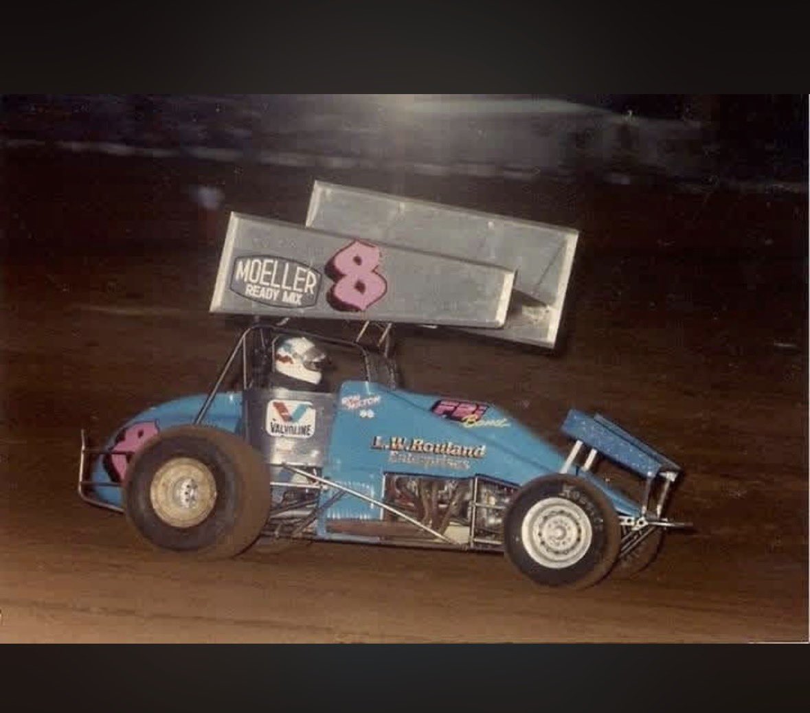 MHess51's tweet photo. @MI_Sprints This is a tribute to Ron Milton who raced out of central Illinois. He had a black car with this theme in his last years racing. I tried to find a picture but these were the best I could find https://t.co/UfrOJaEaHh