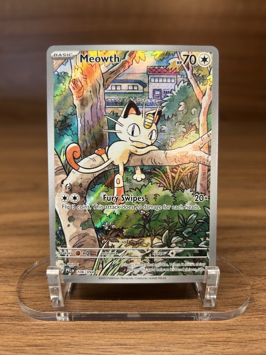 KabutoKing_'s tweet photo. Thinking of filling a top loader binder of this card and storing it away for my future children to open in 20 years for the Pokemon 50th anniversary https://t.co/ZrEibF90gq