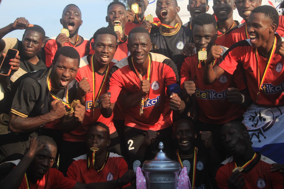 FUFARadio's tweet photo. The Buganda &amp; Kampala Regional Leagues came to a conclusion yesterday.

Their respective winners Buwambo(red) &amp; Black Star(black) will play in promotional place playoff on a date to be communicated later...

#FUFAfmUpdates | #TheFootballRadio https://t.co/fjd6xMIiLu