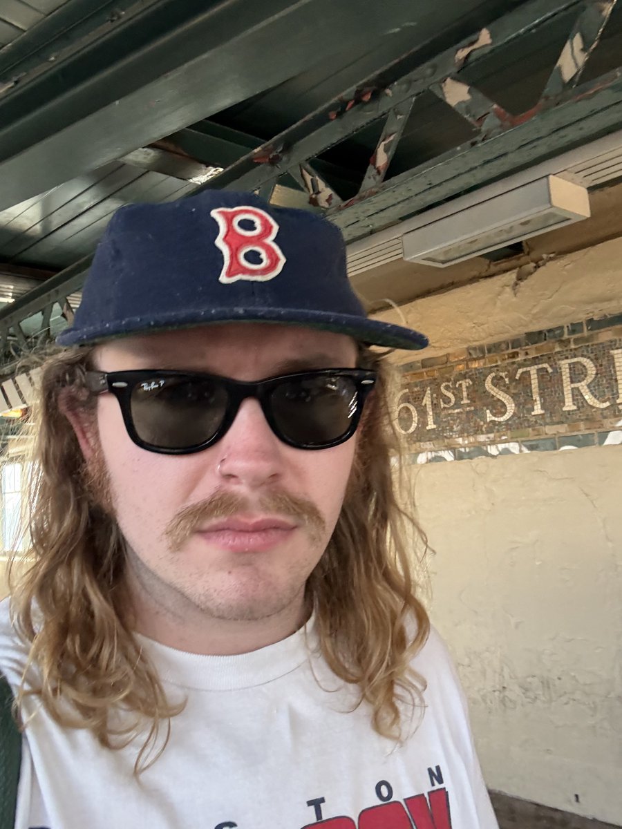 xshowerbeersx's tweet photo. Sunburnt. Gave up 5 runs in the 8th. Everyone in the bleachers pointed at me and chanted “FUCK THAT HAT! FUCK THAT HAT!”. Man who tried starting chants the entire game flashed me his Connecticut State Trooper badge to make me feel safe. I’ve suffered more than Christ. https://t.co/QgmUbguubz