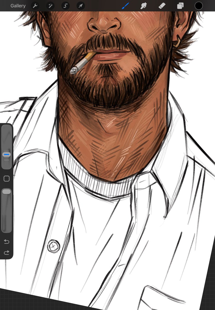 helvyeah1's tweet photo. #wip new brush practice w young robby https://t.co/Cc2bBebHdA