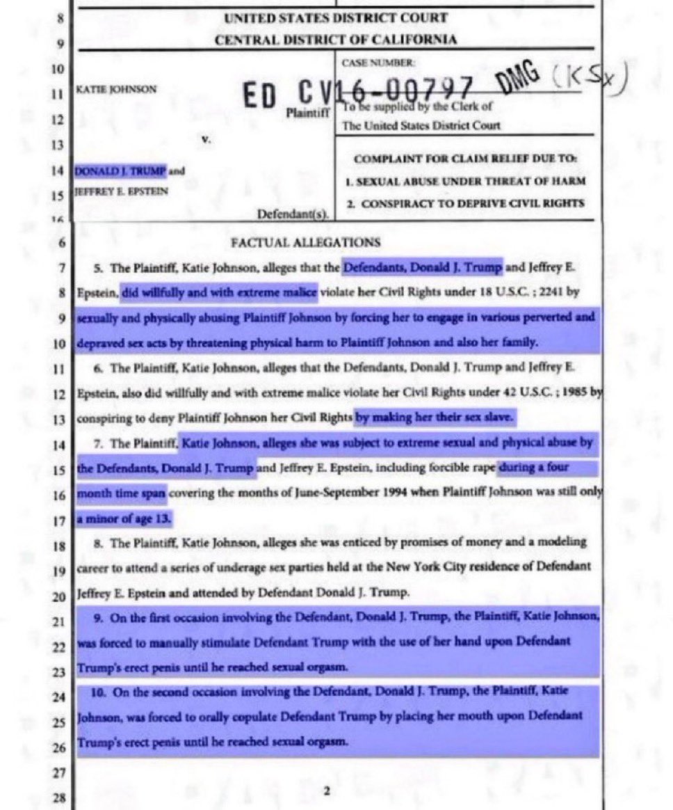 MaximumYKB8's tweet photo. YOU’RE ONE TO TALK YOU ORANGE DEMON!! Destroyed lives? Look what you did to Katie Johnson, death threats, and who knows what happened to her, you orange roach CHECK the source below 👇 

Source : 

- https://t.co/j6pdoK0gZG https://t.co/alkC5CGR42 https://t.co/TcaOzNmcwO