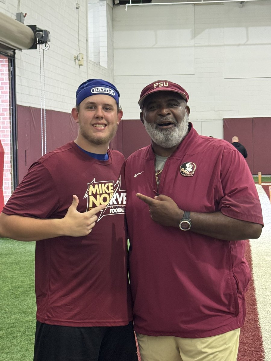 willwestbrook28's tweet photo. Blessed to compete at the Florida State Individual Camp today! 🍢

Learned a lot from the coaching staff, competed against great athletes, and enjoyed the opportunity to showcase my abilities.

📏 6’2.5” | 228 lbs
🎓 Class of 2028
🏈 Defensive End

📈 Testing Results:
✅ 8’2” Broad Jump
✅ 5.20 40-Yard Dash

Grateful for the opportunity to be on campus, meet the coaching staff, and continue building relationships. Looking forward to the future and excited for what lies ahead.

@Coach_Norvell  @Fertitta_Gabe @FSUFootball @MandevilleFB @coachjones99 @Coach_Knighton @odellhaggins @RecruitLouisian @NorthshorePrepR @RecruitMHS 

#AGTG #NoleFamily #ClassOf2028 #Recruiting