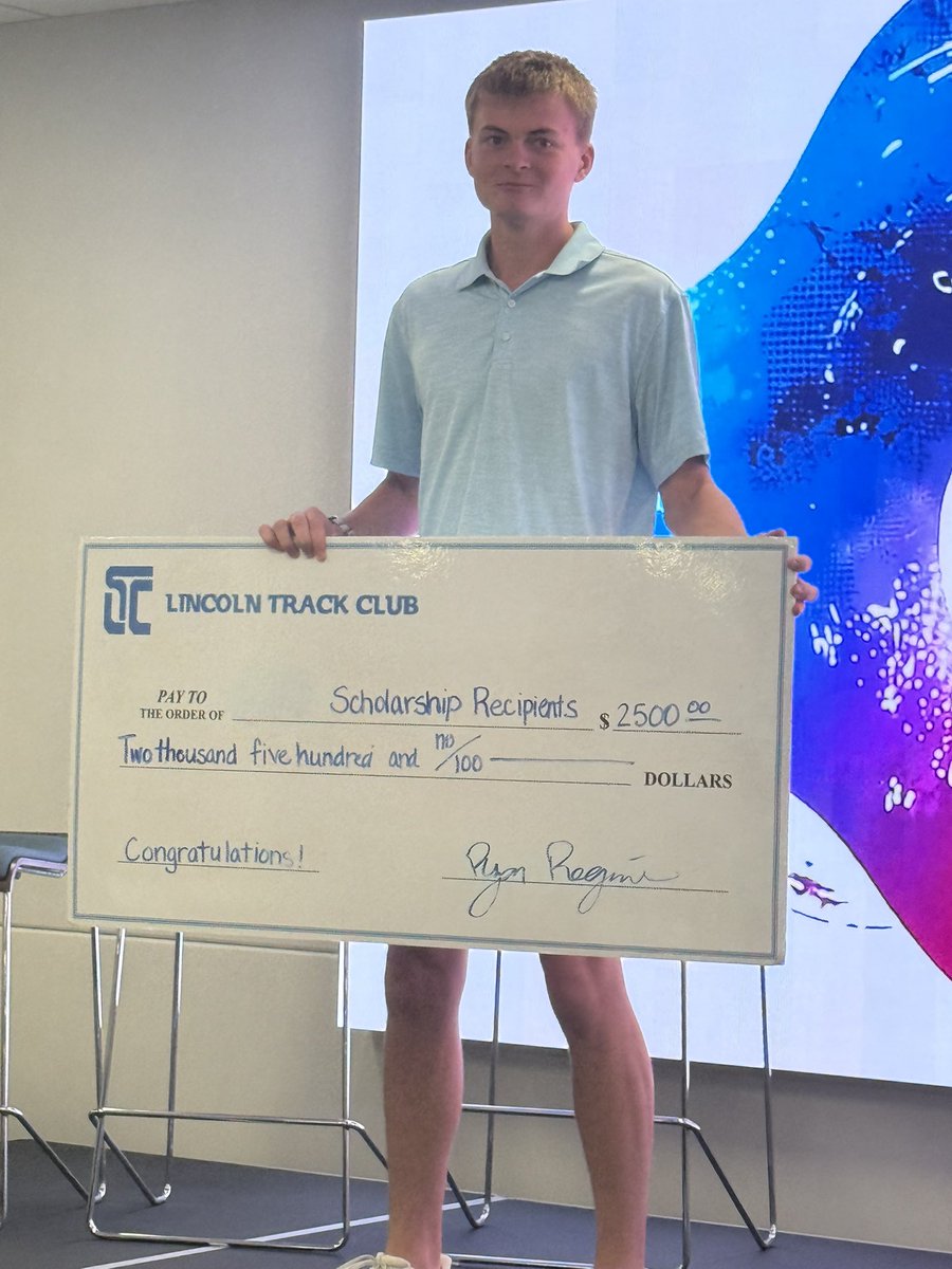 Spartan_CC's tweet photo. Congrats to both Ben Schlegelmilch &amp; Daren Linscott on being 2 of 6 recipients of the Lincoln Track Club Scholarship. Both are worthy of the honor. A big thank you to Lincoln Track Club for all they do in helping the sports of cross country &amp; track prosper in the city of Lincoln. https://t.co/m7Nk4cOGP6