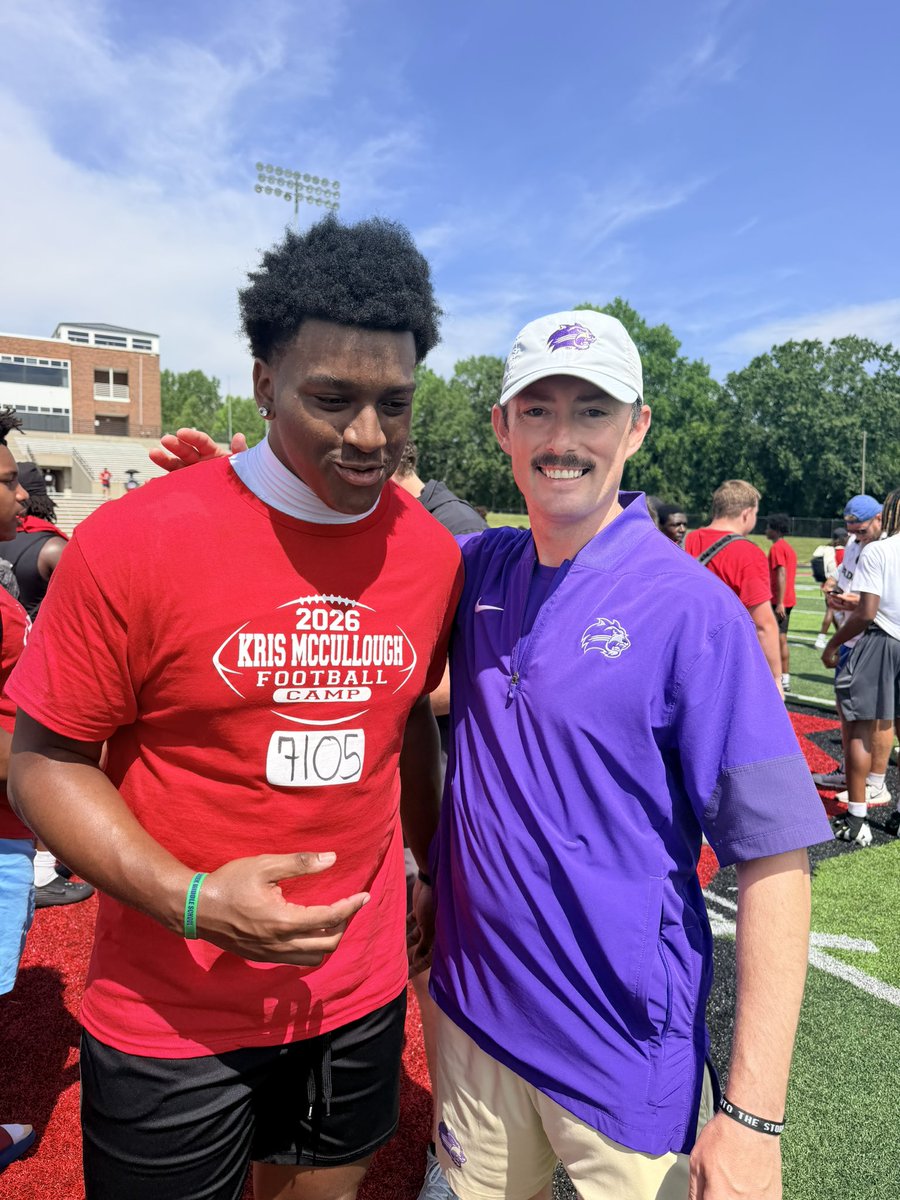 djgoodwin_'s tweet photo. Had a great camp at Gardner Webb earlier this morning. Thanks to coaches @MatthewIsom70 @CoachJLord1 @Coach_KD75 @CoachCHeadley for checking me out and helping become a better player. 

@DC15sports @CoachSweeting @sixstarfootball @DobsonRennard 
@CoachDJ78 @Hold_2017 https://t.co/g3LQzq1h6s