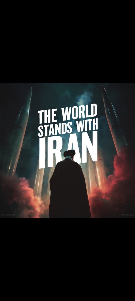 OswaldoPejista2's tweet photo. @liderfiscal Gracias Irán!!
El mundo entero apoya a Irán!!
Hasta que no quede ninguna rata sionista viva!! 
#StandWithIran 🇮🇷
#FreePalastine 🇵🇸 https://t.co/WXf1Ui6QCm
