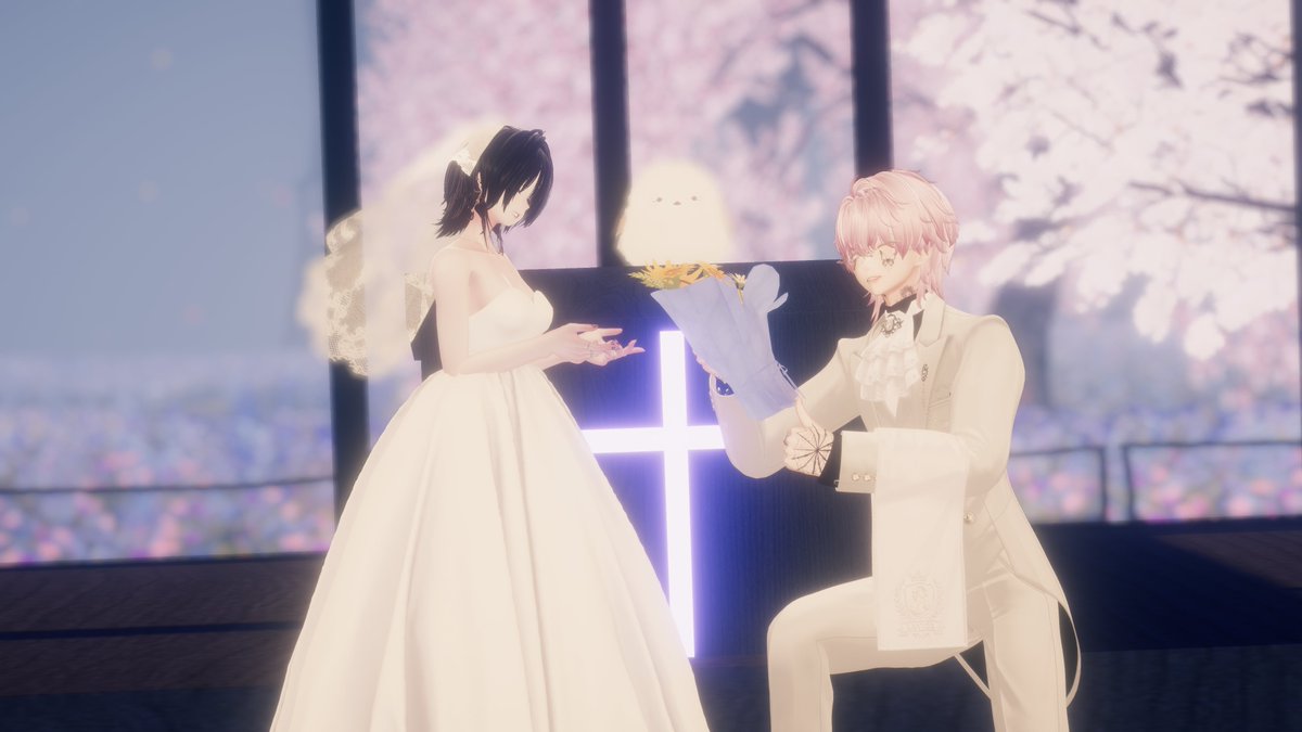 KamomeVR's tweet photo. 6日5日　カプショ  

金曜日はややちゃんと結婚式会場へ行ってきたよ～ 
最初は式場でお写真撮ってた！ 
だけど、式場の外でゆっくりお話するのもいいよね～ 
お写真撮るのもおしゃべりするのも楽しかった！ 
それにしてもこの式場綺麗だよね～  

#かぷショ https://t.co/pvAnJFpXFm