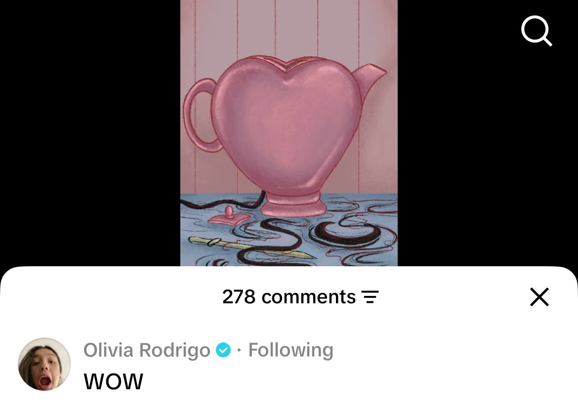 livakgaes's tweet photo. olivia reposted this amazing ‘the cure’ art video on tiktok https://t.co/J7HU98m7EU