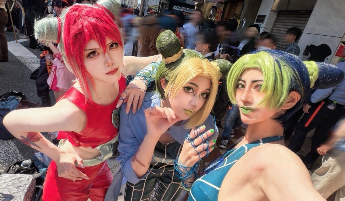 ice_ice_pink's tweet photo. JoJo's Bizarre Adventure
-Part 6-Stone Ocean-
空条徐倫

『あたしは…この「石の海」から自由になる…』

左) @reo0880 
真ん中) @wol29___ 
右)MIKECHI

#日本橋ストリートフェスタ2026 
#ストフェス2026 https://t.co/4MJOz76U7c