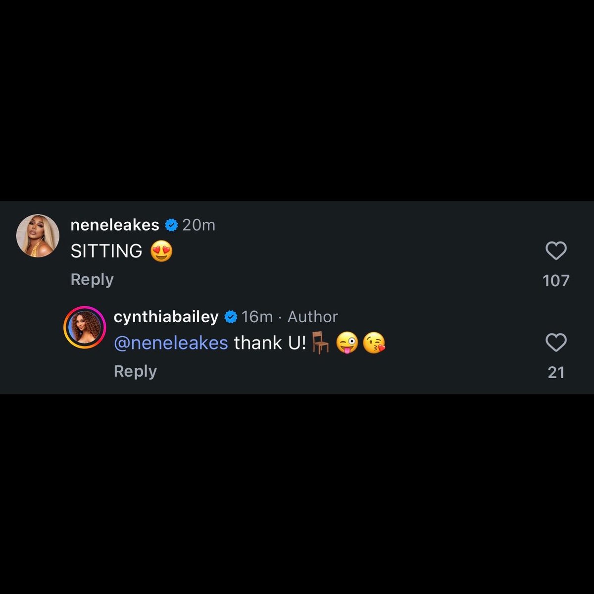 dorindadeadly's tweet photo. Nene showing Cynthia some love #RHOA 🥰 https://t.co/8wWUTc6VnA