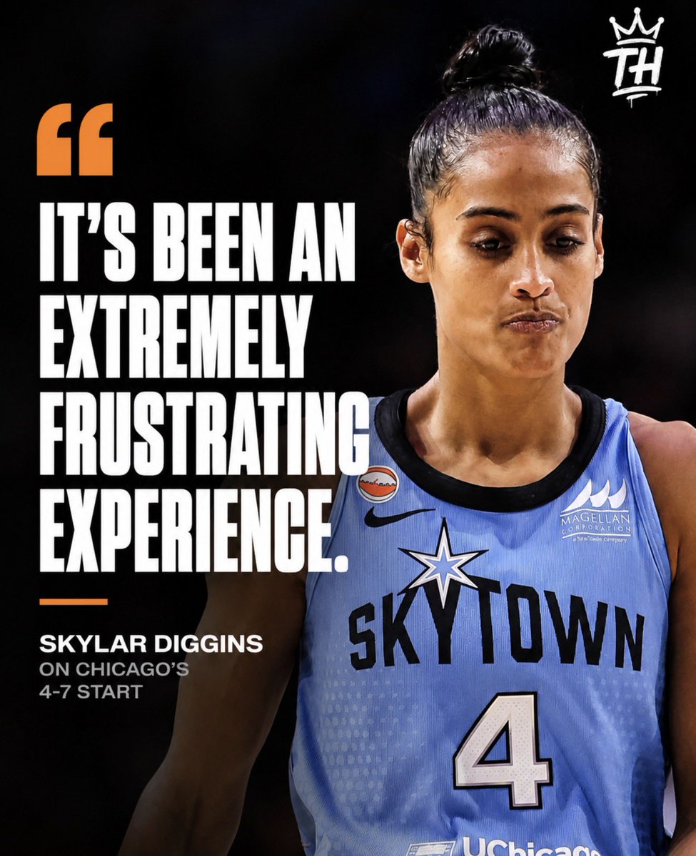 trendyhoopstars's tweet photo. Skylar Diggins on the Chicago Sky’s early struggles. 👀 https://t.co/PZlCZfXDZQ