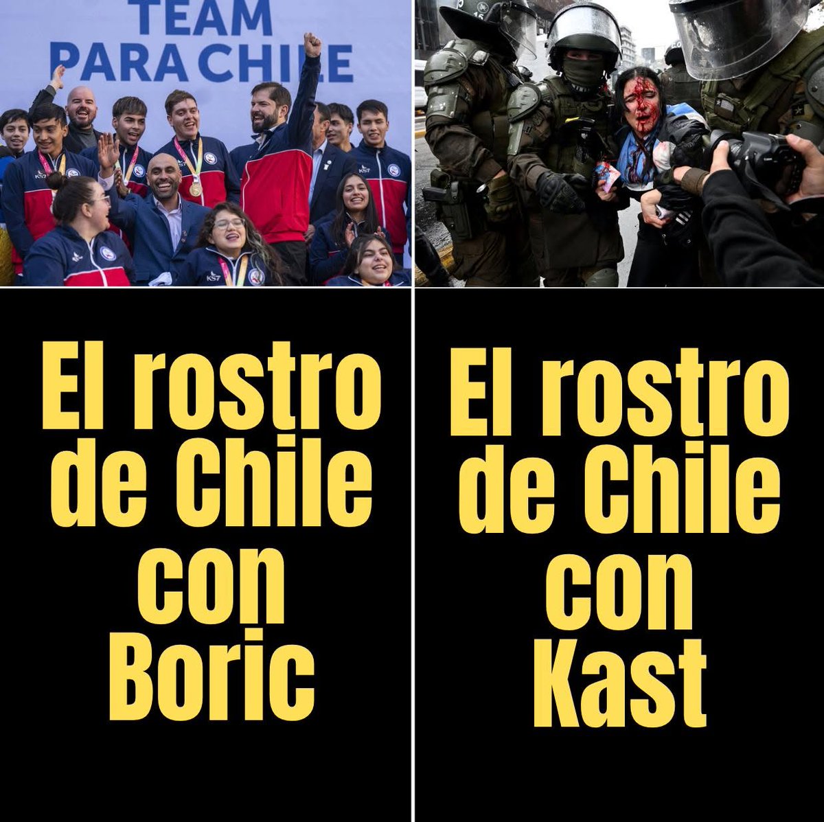 Radar_C_L's tweet photo. Inclusión vs represión https://t.co/j0frsMyVir