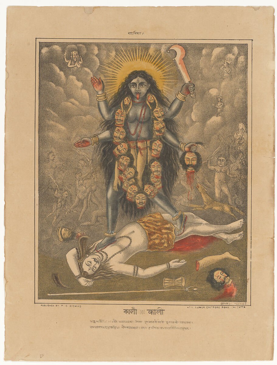federicoalves's tweet photo. .@delcyrodriguezv  ¿Orando a la diosa Kali en la India?
Diosa del tiempo y el cambio: Su nombre proviene de Kāla, que significa tanto "tiempo" como "negro", o "muerte". Ella representa el tiempo que todo lo consume y el cambio inevitable, el funeral. Aunque su apariencia es temible, para sus devotos es considerada una madre intensamente protectora y amorosa (hay amores que matan), que destruye el ego, la ignorancia y los lazos del apego material para liberar el alma (como le pasó a muchos presos del @SEBIN_OFICIAL).
Tradicionalmente nace de la frente de la diosa Durga durante una batalla feroz contra las fuerzas demoníacas. Kali se manifiesta cuando la ira cósmica es necesaria para restaurar el equilibrio del universo.