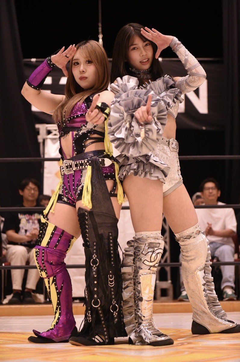 shinno_marigold's tweet photo. 保土ヶ谷大会ありがとうございました！！

どデカいチャンピオンに狂EGOが勝ちました🐶💥
狂EGOとして初の白星です🌟

自分は大車輪プレスもキャッチされるし
ｼﾞｬｲｱﾝﾄｽｲﾝｸﾞも食らってしまった😵‍💫

１４日の岐阜大会でも親びんと対戦！！
親びん対策をしなくちゃ😤

#pw_mg
#心希 https://t.co/aAaYCK4Y8L