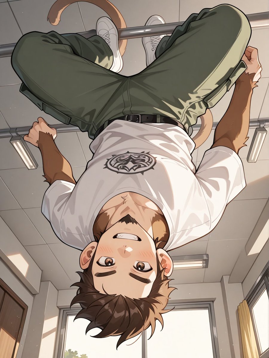 Vanas_AI's tweet photo. "hey, wanna play a game?

https://t.co/6gDC884HjC 

#AIart #AIAnime #Komiko #OC #gay #yaoi #sfw #AIboy #AItwink #AIgay #Chudai #gayboy #BL #furry #furryboy https://t.co/T43RBAeV4z