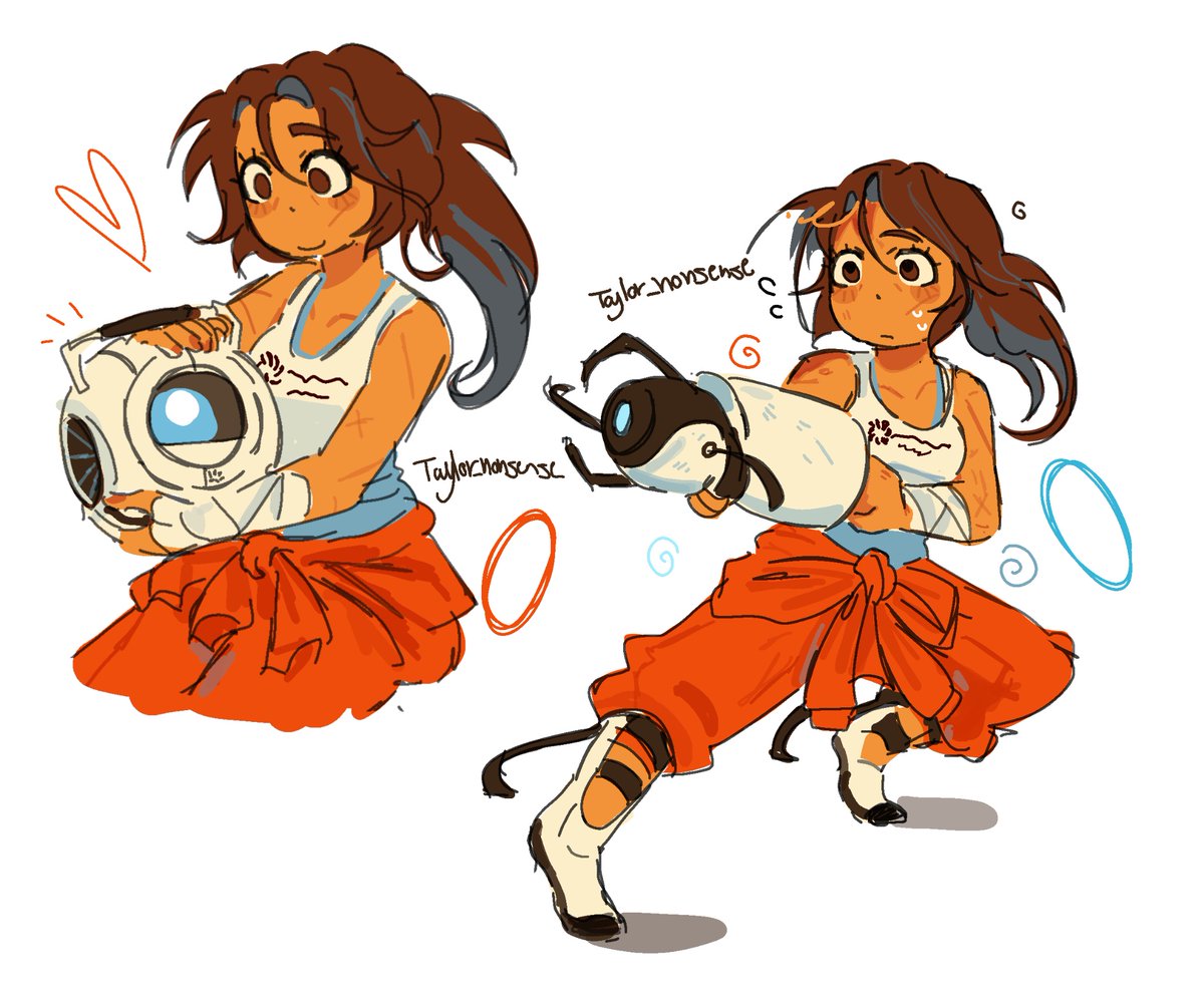 Taylor_nonsense's tweet photo. Chell https://t.co/hJ4q018xuk