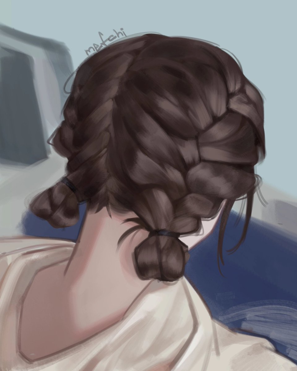 Mef_chii's tweet photo. One more study 🌸
#art #study #hair https://t.co/iv9DPJ6HQl