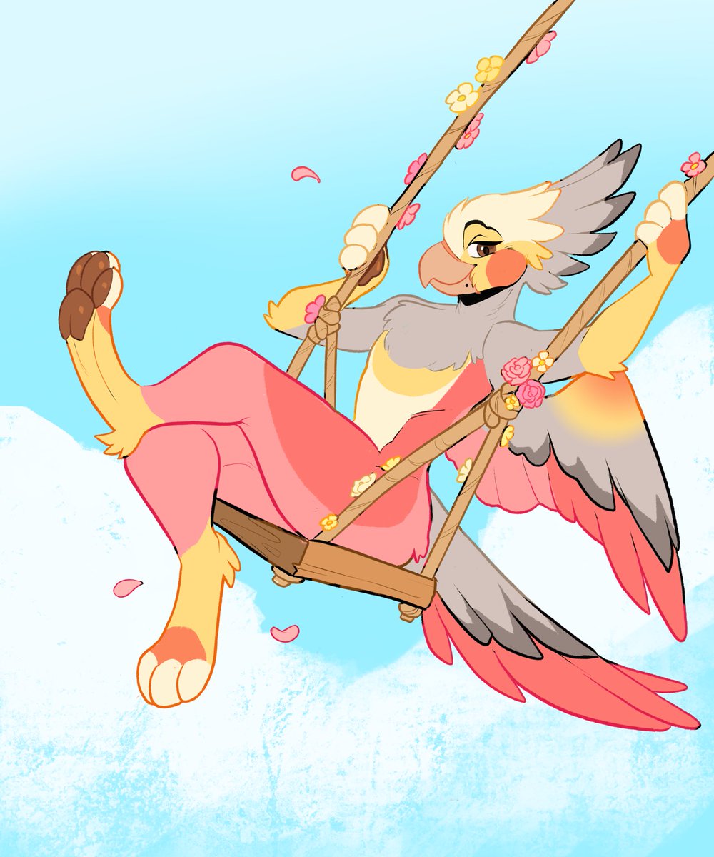 scorpion_sunset's tweet photo. Two adorable YCHs I got from @FurBakery !
This is definitely Sunset’s vibe 24/7 🌿🌺🌸 https://t.co/eXhr59daMW