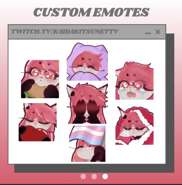 sherriehellfire's tweet photo. @molly4_u Hai!!! 
Every 5 emotes you buy from me you get 1 free emote! Here are some examples with pricing and also the credit for the VTubers! 
https://t.co/mdrNNgiin0 https://t.co/0AuMwNSuRJ
