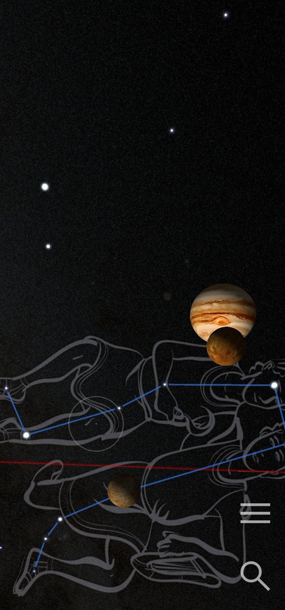 EmisorDigital's tweet photo. Mirando en Rancagua hacia al noroeste, a las 1920 hrs. domingo 7 de junio 2026 los dos puntos que se ven brillantes y aparentemente alineados, en la imagen a la izquierda, según SkyView a la derecha son Venus y Júpiter.
@AstroUDP @AstroUchile 
@NASASolarSystem https://t.co/I0VdSJeYhL