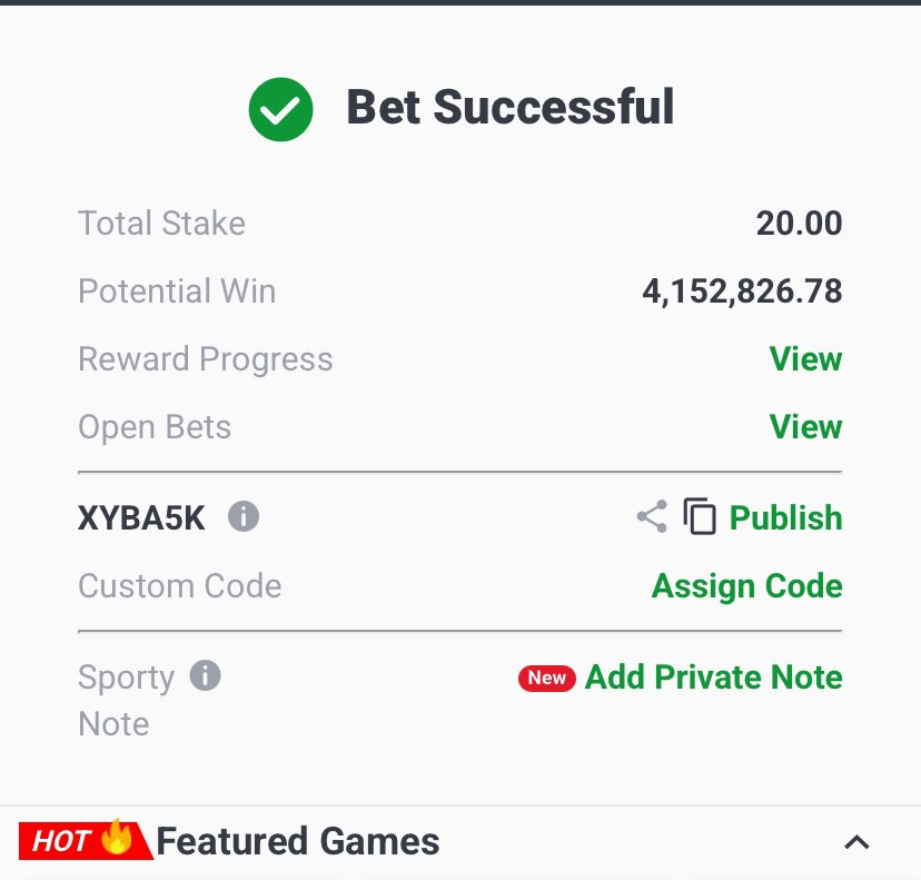 rougesweetodds's tweet photo. Sweet pick ✍️🍀

Code-XYBA5K
Code-NFUFE5

On sportybet edit ✍️ 

Check it out Good luck 🍀 https://t.co/vbHSp56OTo