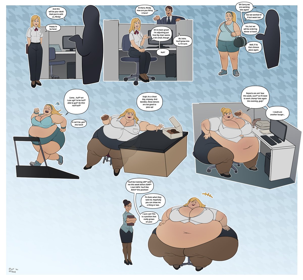 SweetnessAdmir1's tweet photo. Working at an office like this does nothing for your figure! https://t.co/C0vj0yYISQ