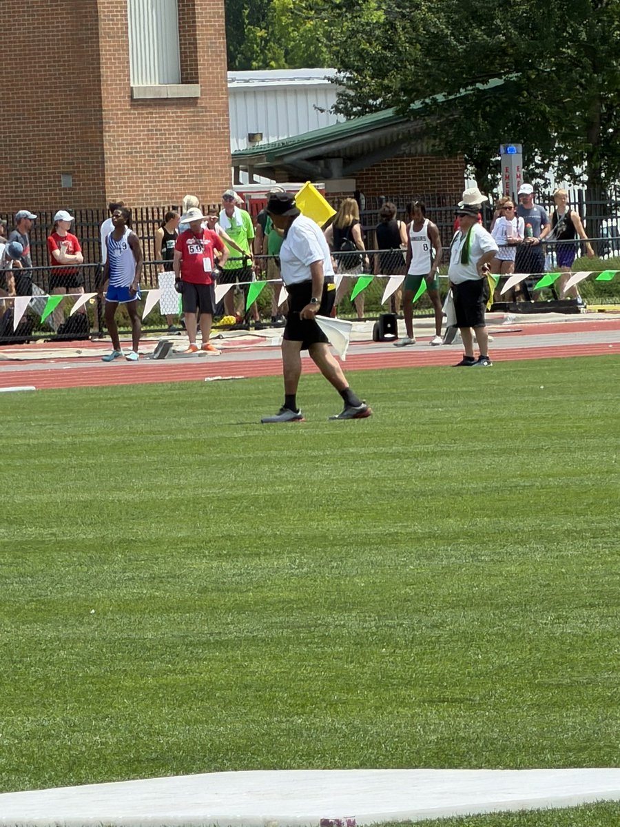 CoachDB_McNeil's tweet photo. Hell of an experience and weekend down at Ohio State in the Track &amp; Field Championships. Congratulations to Keith Cosper, who finished 12th overall in the 300H. Had to deal with multiple weather delays and a whole day of postponement. Very proud of all his efforts this season 🐻‍❄️ https://t.co/PdmhXkOlu6