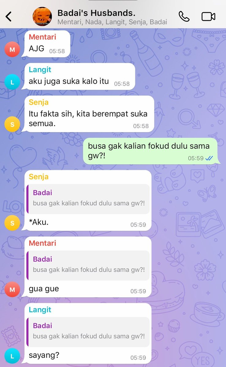 caleism_'s tweet photo. #AllStorm chatfic. one twit saja dan sedikit 🔞

I do not own anything.

Disclaimer: SLASH Fiction. Hars and Vulgar Words. OOC-Maxxing. Typo (s) https://t.co/VpEINqfSLB