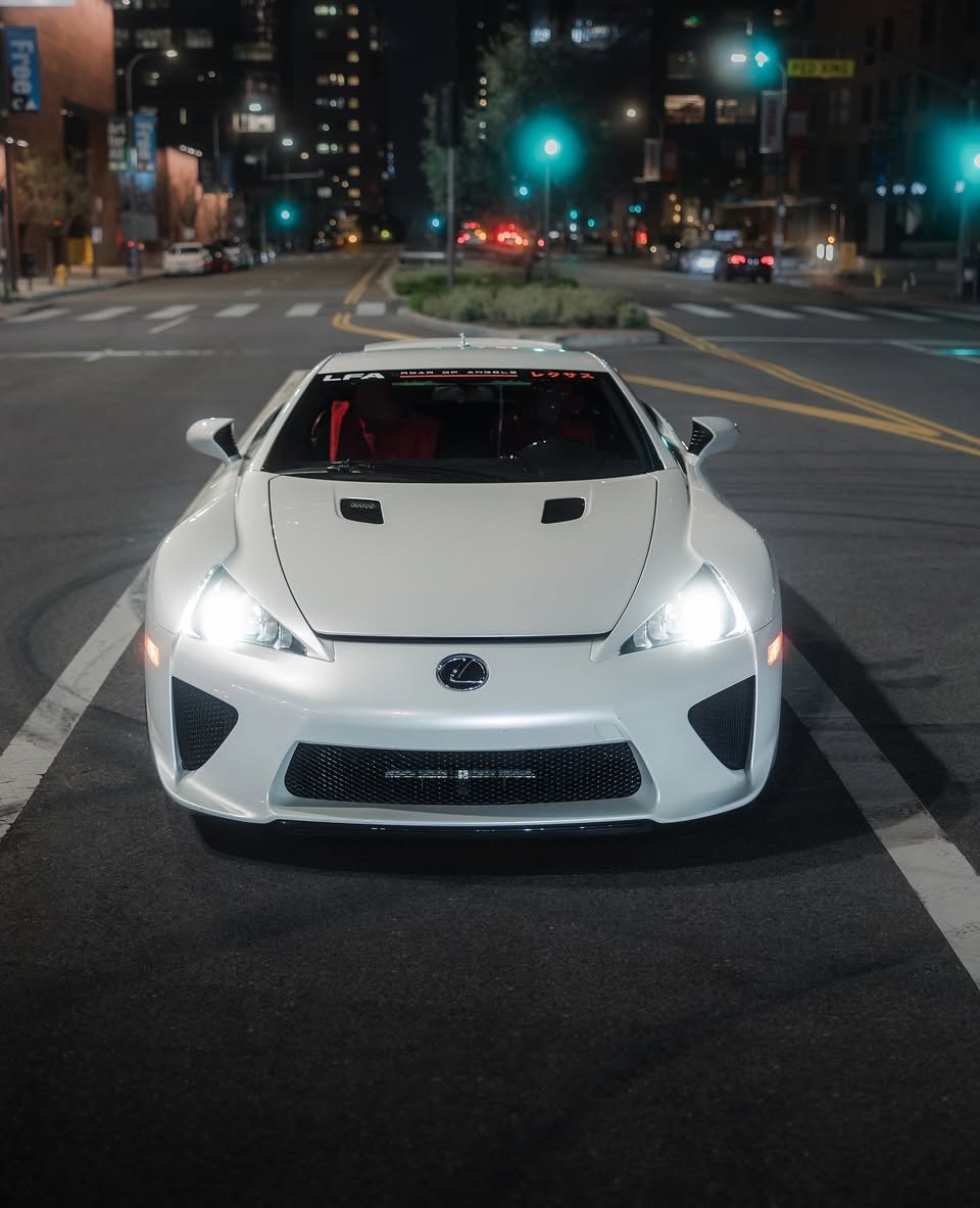 EarnhardtLexus's tweet photo. Let the city get a little louder. 😮‍💨
📸: @jesse.shoots and @8th_collective
#Lexus #LexusLFA #LFA https://t.co/P85l51cb3g