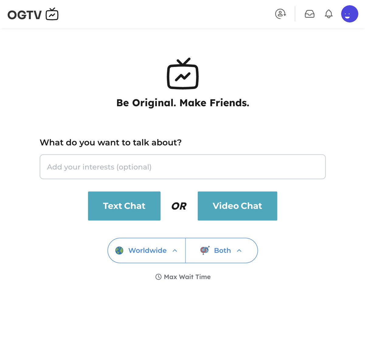 OGTVapp's tweet photo. omegle is back. but better. 👀 https://t.co/4GycgOZCe9