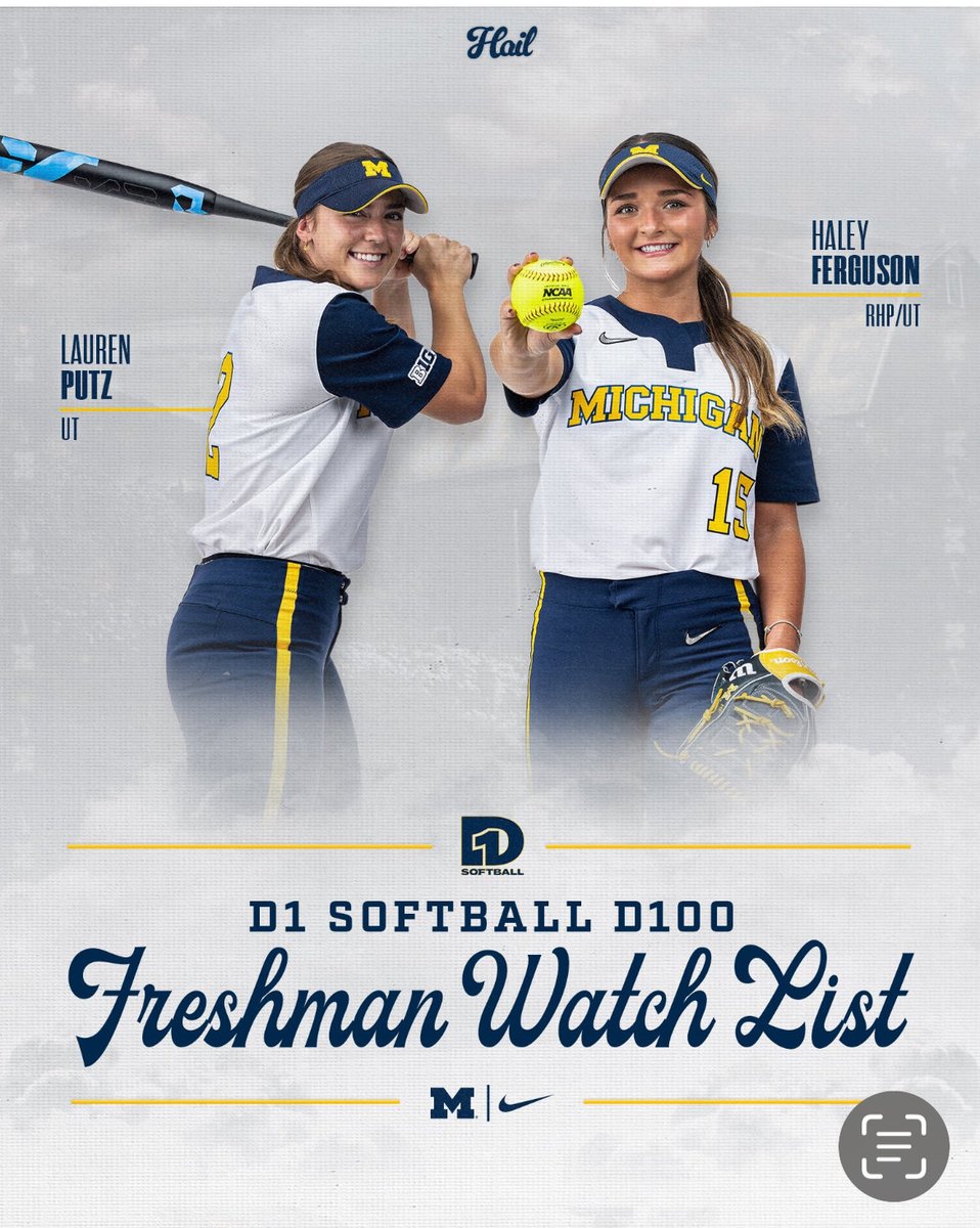 HaleyFerguson31's tweet photo. Entering the transfer portal tomorrow with 2 years of eligibility remaining.

Position: Pitcher/ Utility
(U of Michigan Transfer) GPA: 3.4 Contact:  Phone: (937) 602-8580
haleyferguson3131@gmail.com
@SoftballPortal https://t.co/ymRnYhmFQm