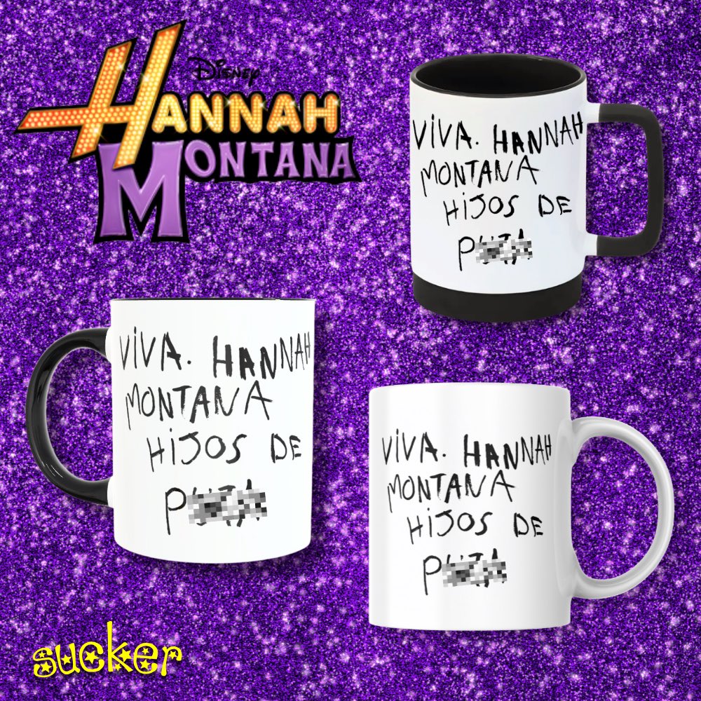 imthefinalboy's tweet photo. gag com essa caneca da hannah montana https://t.co/H1pMi8GoZD