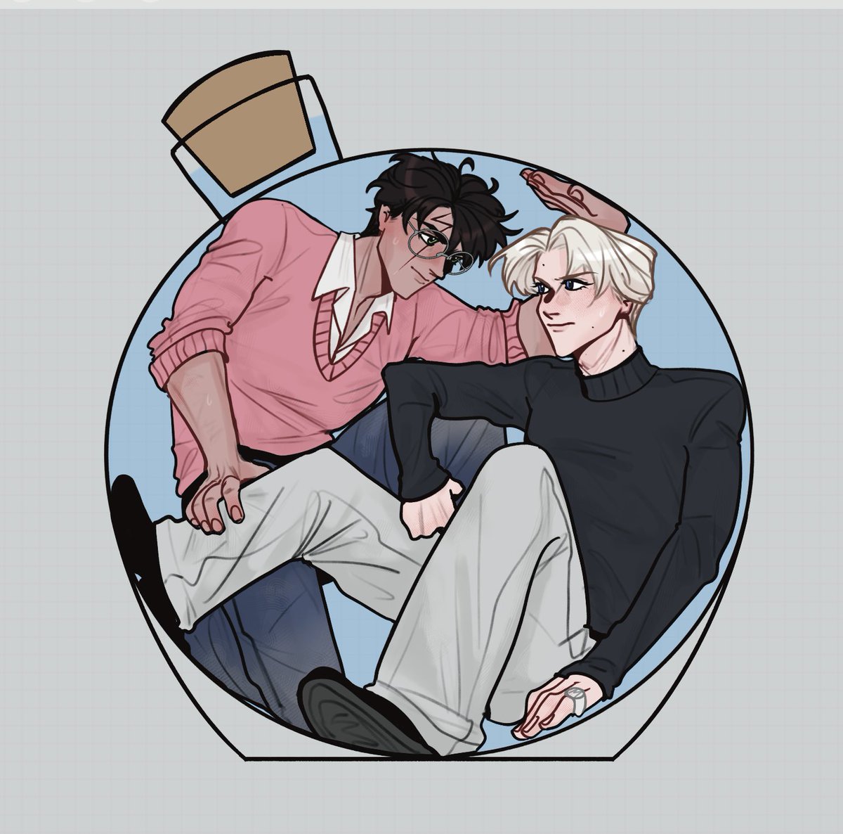 tefa_art_'s tweet photo. “Drarry poison” - makes you love your enemies #drarry #hpdm https://t.co/FQmIzfxnps