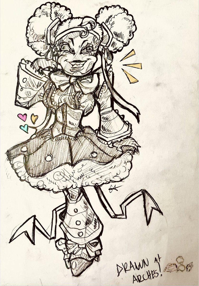 Aw3s0m3Sauxe's tweet photo. I’ve been trying to post this for the past 4 hours. Robo Girl needed her girlfriend so they could be sapphic and happy Yuripilled girls. Also Yesyes I drew this at Arches National Park 🤞🥹 https://t.co/qWQv6wxQv8
