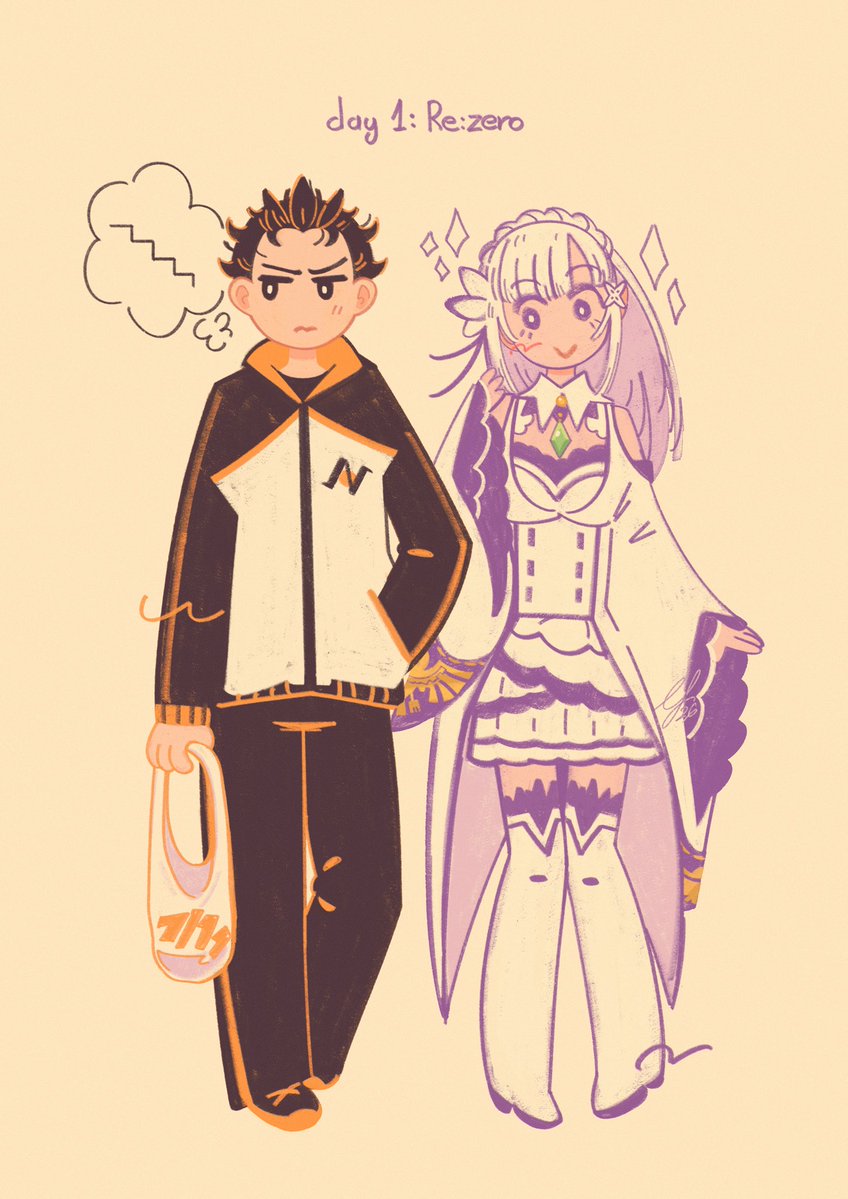 Laujita_'s tweet photo. Making fanart of things I like but never draw day 1:

Re:Zero

#リゼロ #ReZero https://t.co/cECD73xgzj