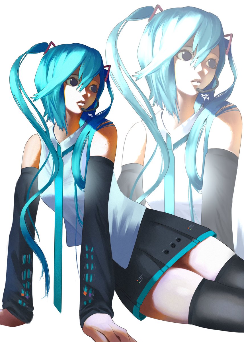 goomyum's tweet photo. My attempt at @HatsuneMiku 💙

 #miku #hatsunemiku #procreate https://t.co/FD7rQw5LPB