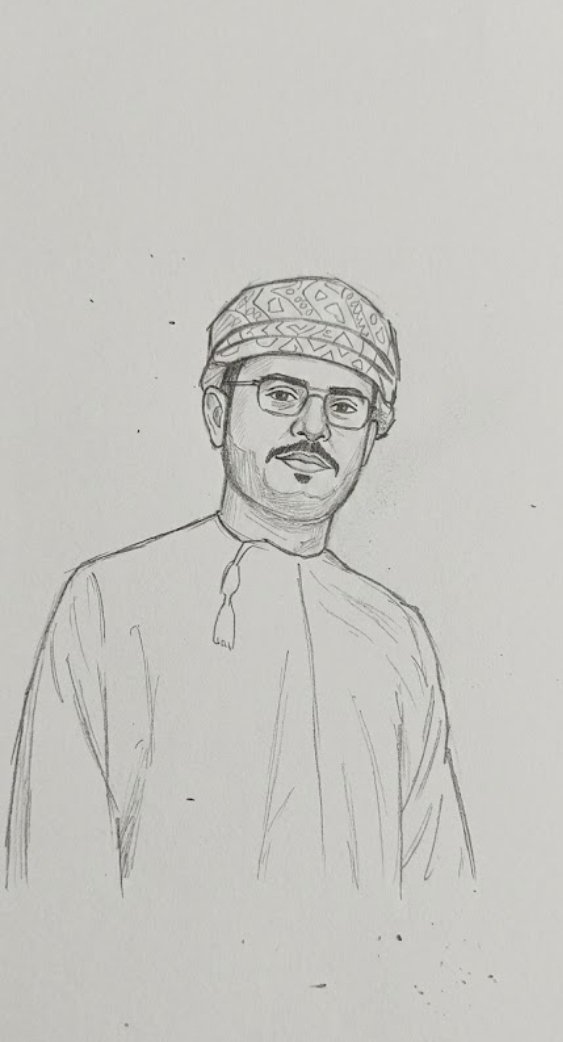 Drawnthem's tweet photo. @R_H_Alalawi 
تشرفت برسم هذه اللوحة للاخ الاستاذ راشد العلوي 
 يارب يشوفها وتنال اعجابه ويسوي اقتباس🙏 ، 
وان شاء الله يعطيني هديه بسيطه دعم وتشجيع 🌹. https://t.co/q2oFhmAj1O