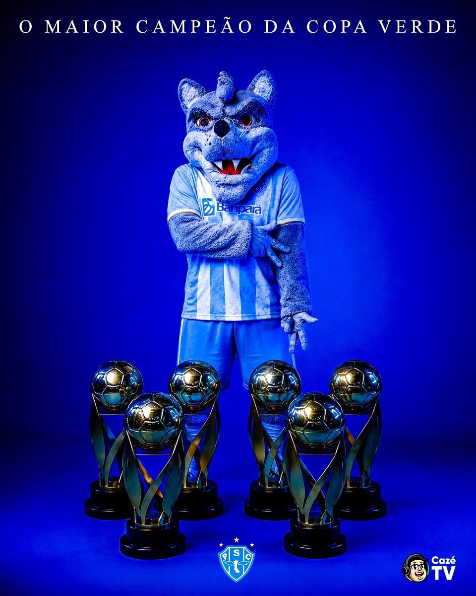 CazeTVOficial's tweet photo. Paysandu Sport Club! 🐺 A Amazônia tem dono!!!! 🏆 Hexacampeão da Copa Verde!! 🔥
#CoberturaCazéTV #CopaVerde #Paysandu https://t.co/IGF5HDZJZm