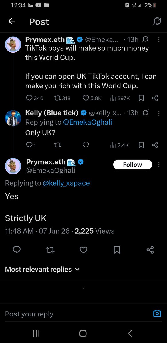 Anonymousweb33's tweet photo. So UK don dey use dollar now?😂

MMS https://t.co/cNdFvkHzFy