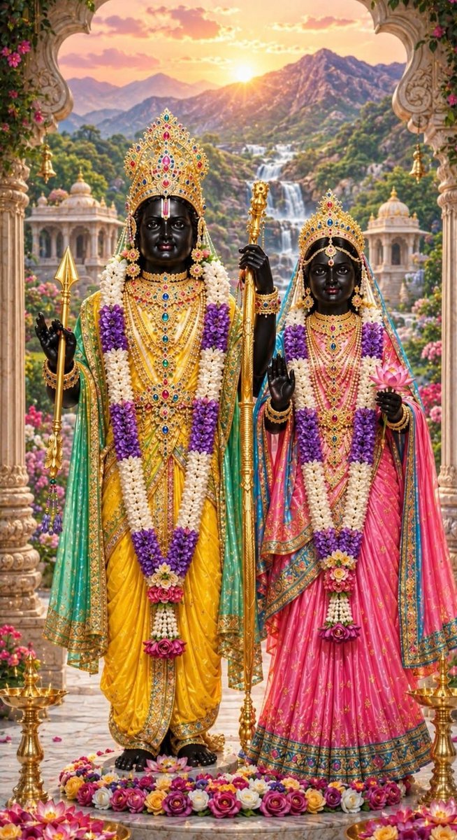 ruchikakd57's tweet photo. मर्यादा पुरुषोत्तम प्रभु श्री राम और त्याग व समर्पण की प्रतिमूर्ति माता सीता का जीवन हमें सिखाता है कि हर परिस्थिति में धर्म के मार्ग पर कैसे अडिग रहा जाता है। सिया-राम के चरणों में कोटि-कोटि नमन। 🙏🚩 https://t.co/EksA3zcMwT